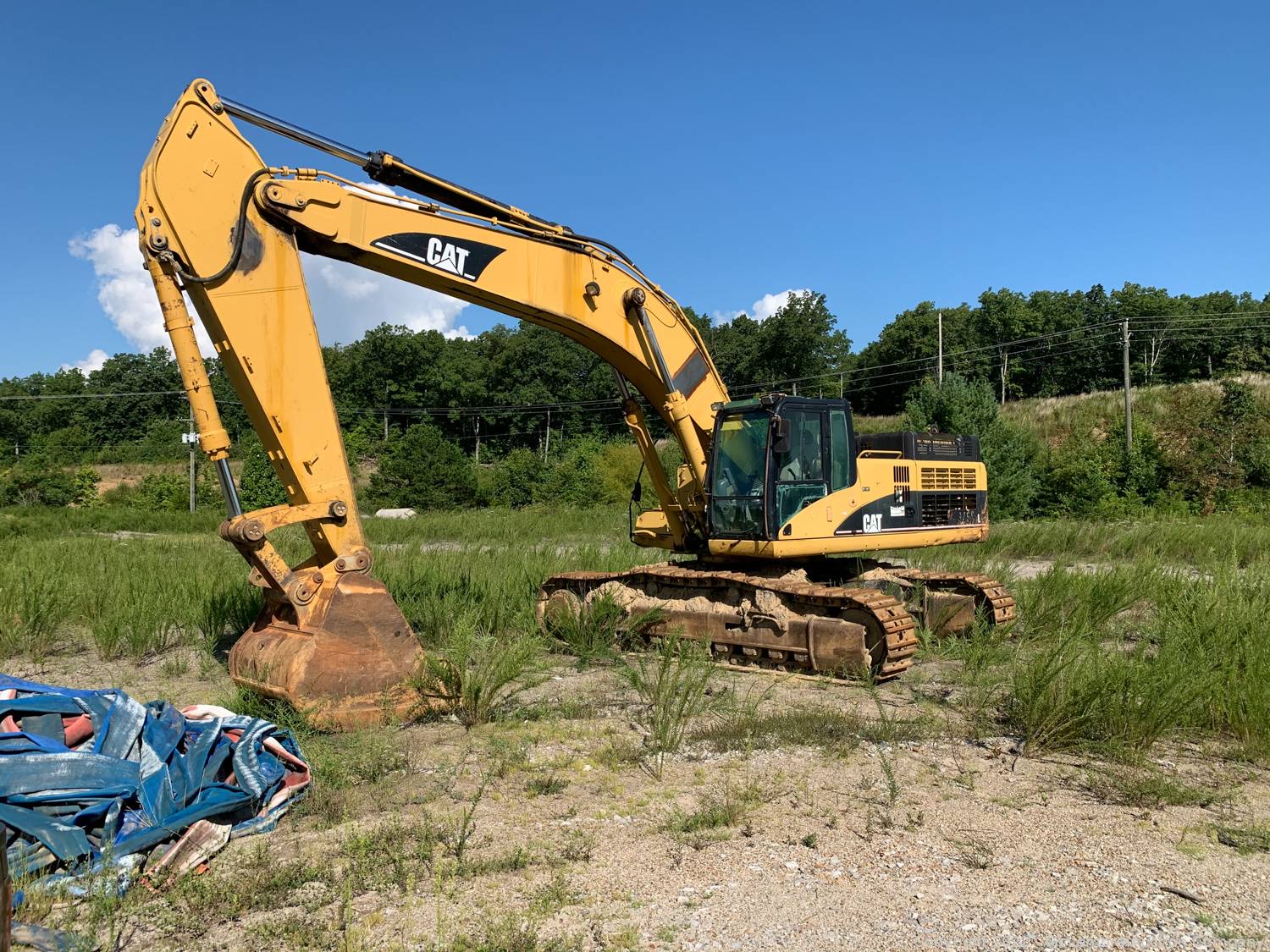 Caterpillar 345CL excavator sold in a coal company equipment liquidation